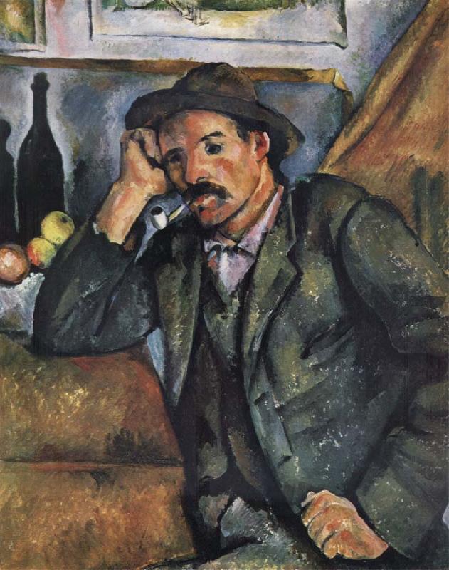 Paul Cezanne The Smoker oil painting image